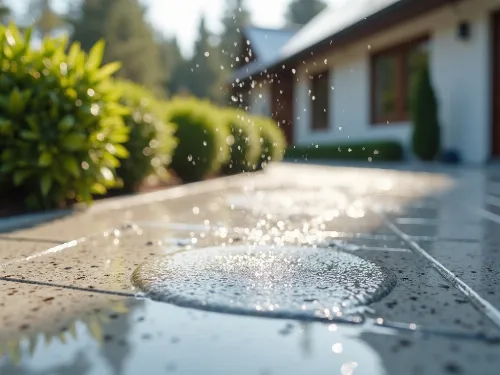 Long-lasting clean, pristine home exterior